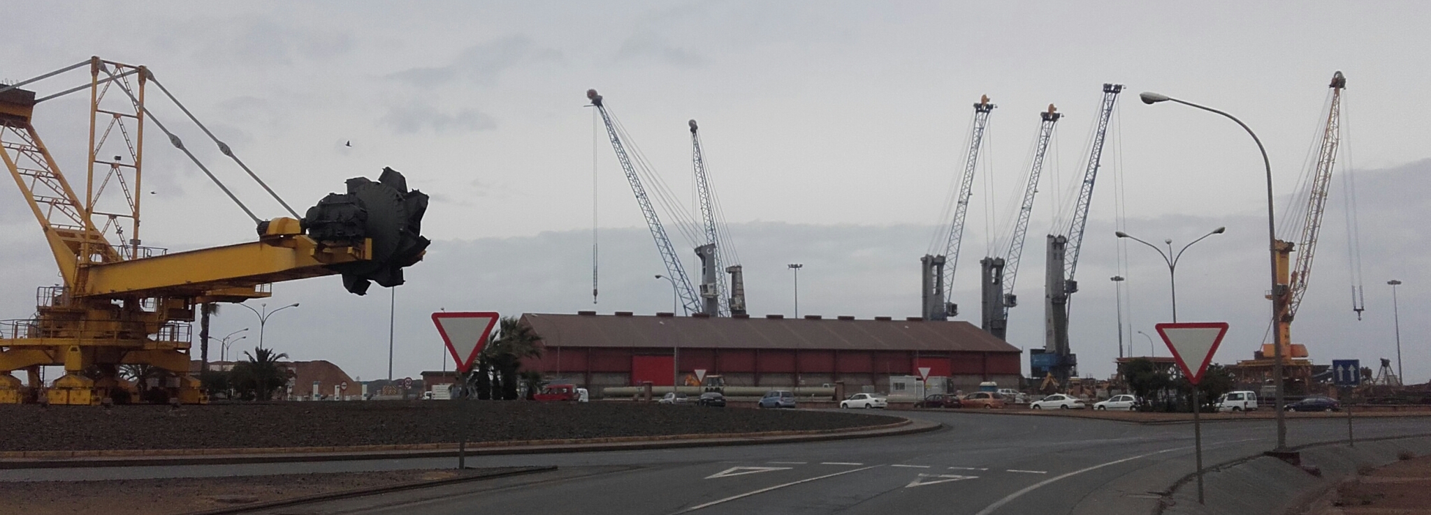Im Hafen von Huelva